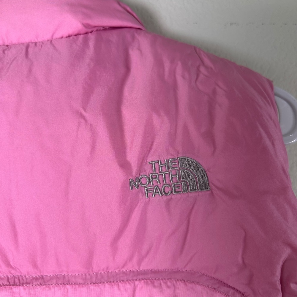 The North Face Nuptse 700 Down Puffer Vest Pink Womens Small S/P Goose Down Fill - Picture 6 of 7